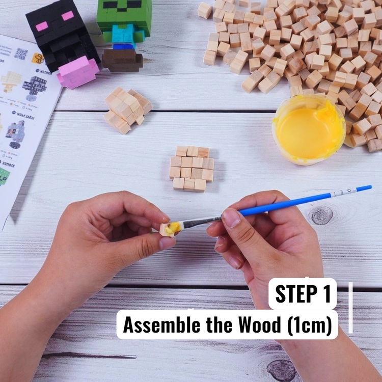 Minecraft Character Mini Kit (DIY KIT) – Create 4 Models