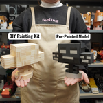 Minecraft Mobs & Bosses Wooden Models (Collection 2/2) - DIY Painting Kit & Completed Model