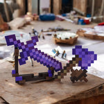 Minecraft Diamond & Nether Weapon (Assembly Kit ) – Build 4 Models (Pre-Painted)