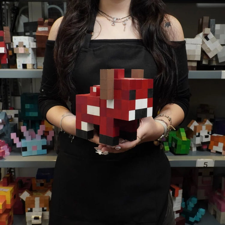 Minecraft Wooden Pet Models  (DIY Painting Kit & Completed Model)