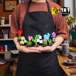 Mini Wooden Flower (DIY Kit ) – Create 10 Models (40 Designs)